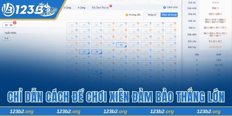 Chỉ dẫn cách để chơi xiên đảm bảo thắng lớn