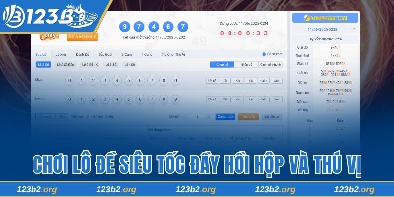 Chơi lô đề siêu tốc đầy hồi hộp và thú vị