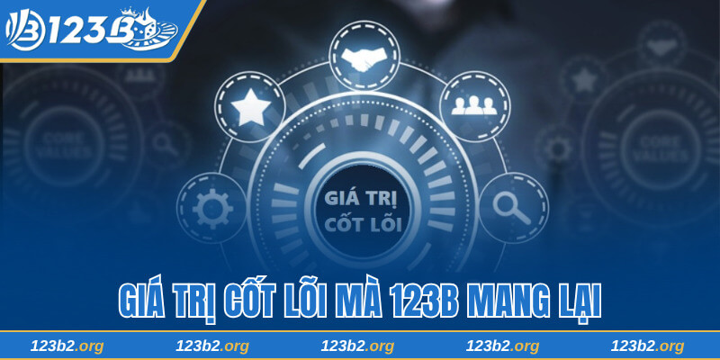 Giá trị cốt lõi mà 123B muốn đem đến cho khách hàng