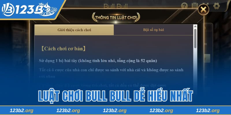 Luật chơi bull bull dễ hiểu nhất