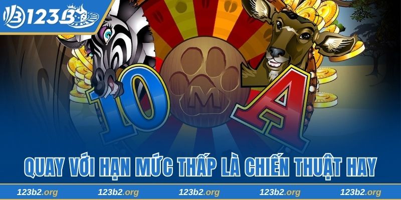 Quay với hạn mức thấp là chiến thuật nên áp dụng