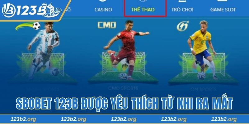 Sbobet 123B được yêu thích từ khi ra mắt