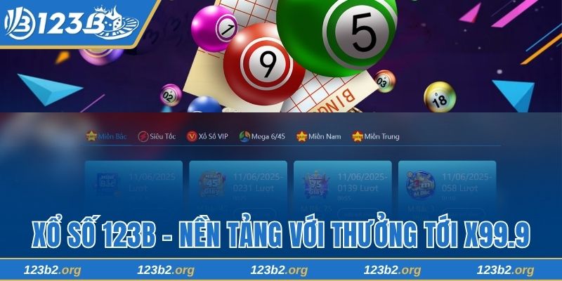 Xổ Số 123B - Nền Tảng Lý Tưởng Với Thưởng Tới X99.9